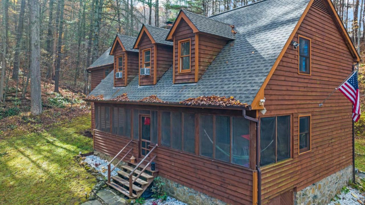 לוראיי Sleepy Hollow 5Br Cabin - National Park 7 Min, Hot Tub, Fire Pit, Sleeps 12 מראה חיצוני תמונה